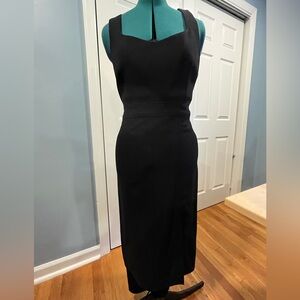 J Crew black navy suit dress